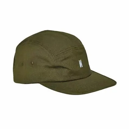 5 Panel Twill Cap - Beech Green