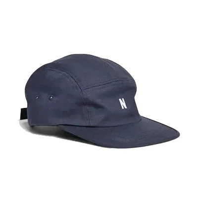 5 Panel Twill Cap - Dark Navy