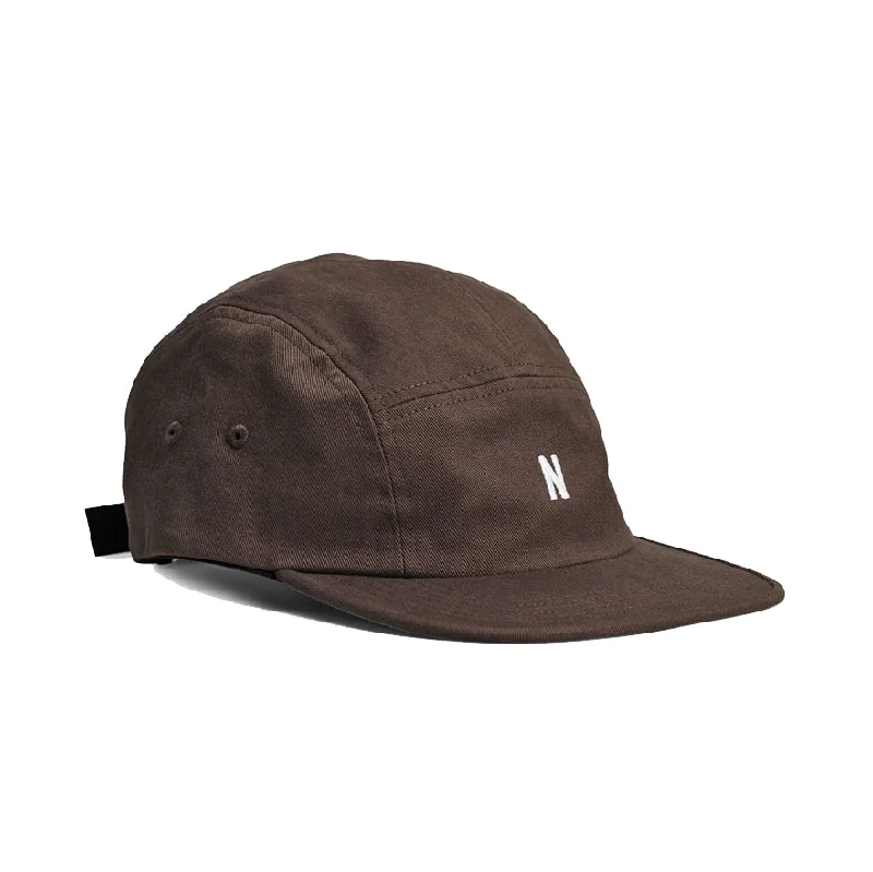 5 Panel Twill Cap - Espresso