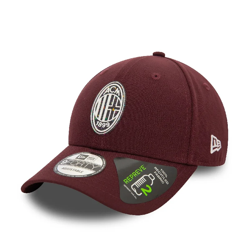 AC Milan Repreve Fleck Crest Dark Purple 9FORTY Adjustable Cap