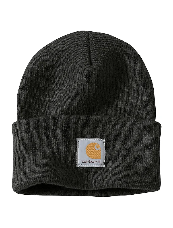 A18 Knit Cuffed Beanie - Black