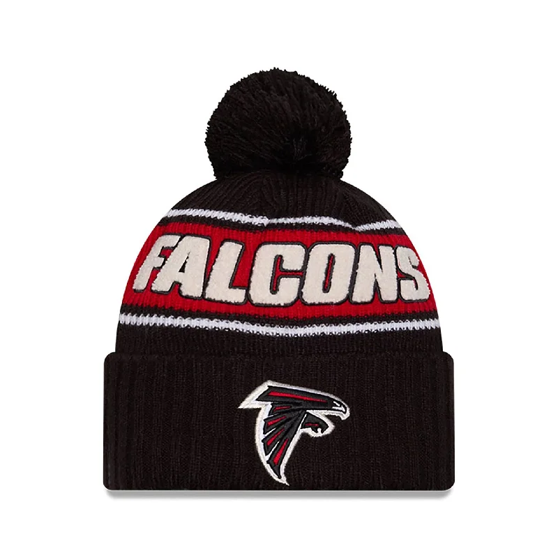 Atlanta Falcons NFL Sideline 2024 Black Sport Knit Beanie Hat