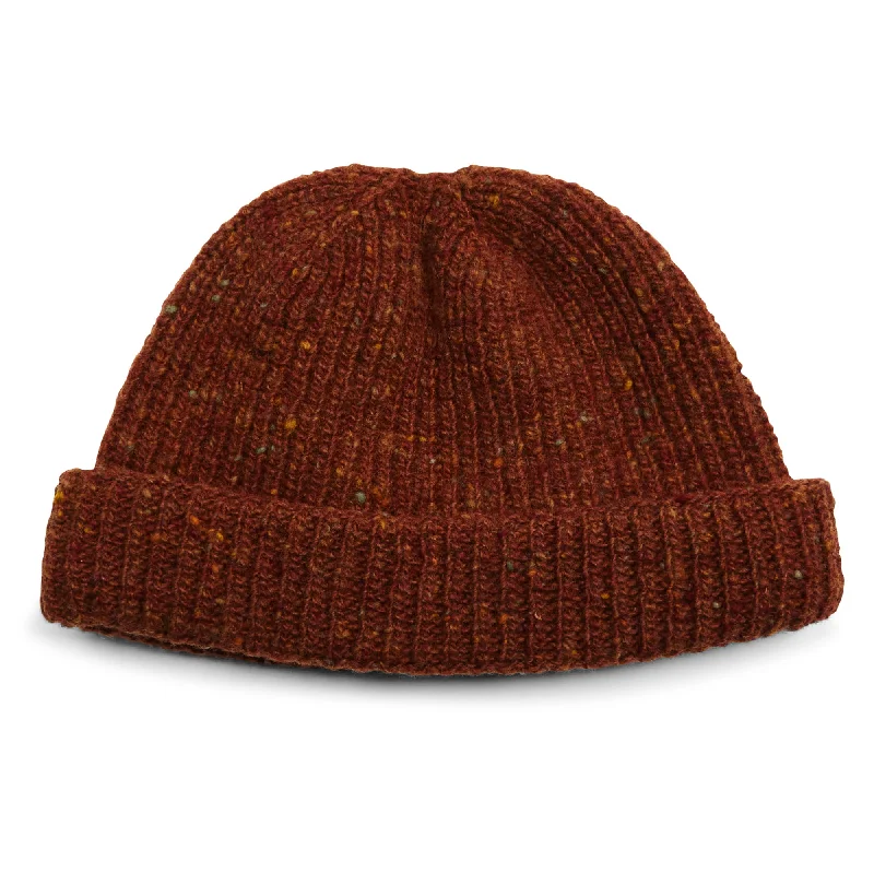 Donegal Beanie Hat - Rust