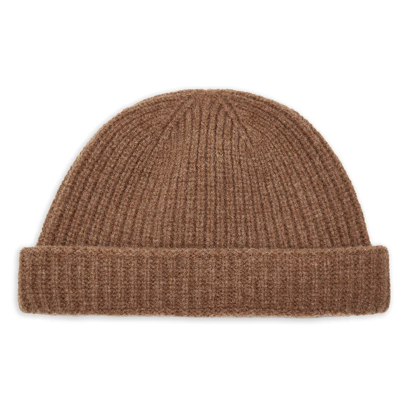 Lambswool Beanie Hat - Driftwood