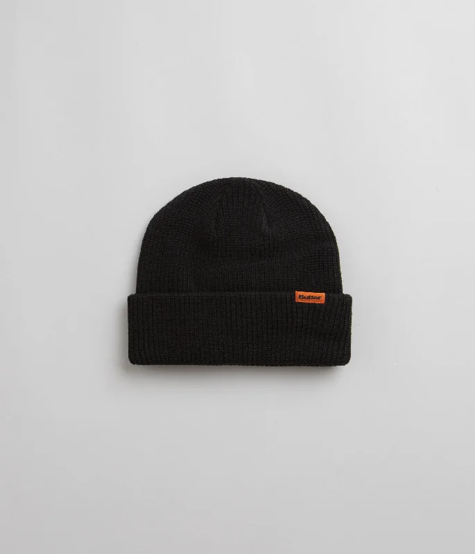 Butter Goods Tall Wharfie Beanie - Black