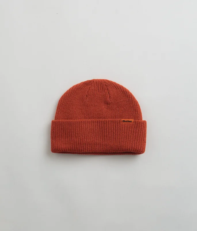 Butter Goods Tall Wharfie Beanie - Red