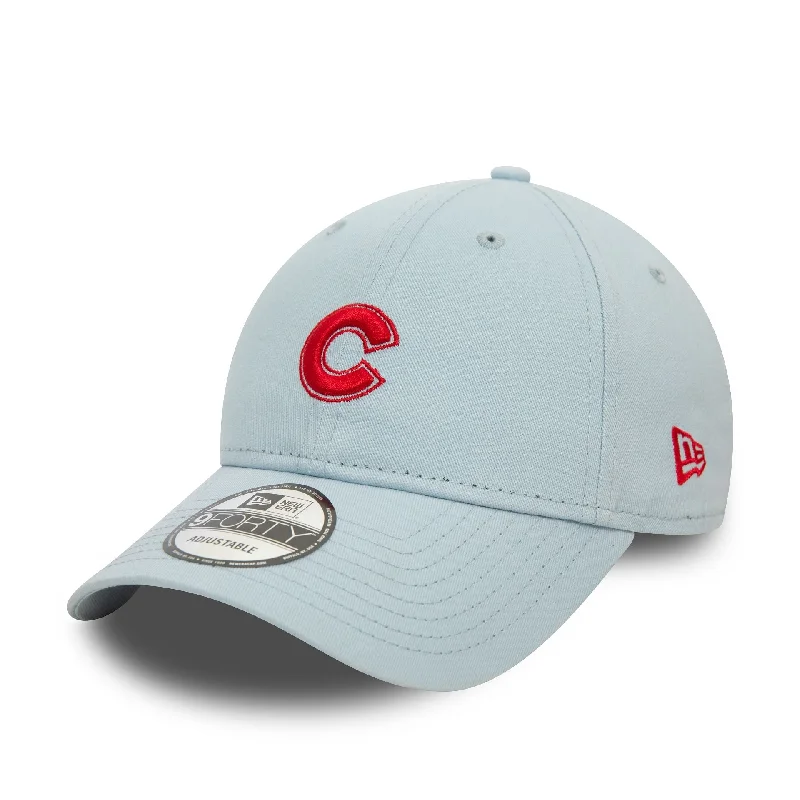 Chicago Cubs Washed Pastel Blue 9FORTY Adjustable Cap