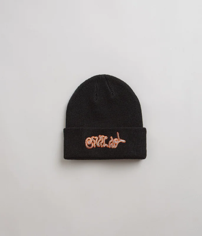 Civilist Curl Beanie - Black