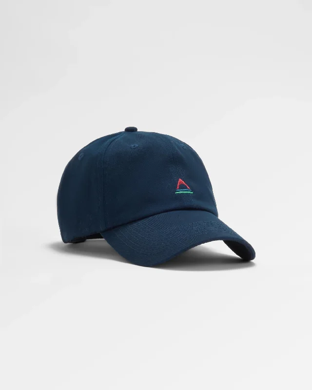 Classic Recycled Cotton 6 Panel Cap - Rich Navy