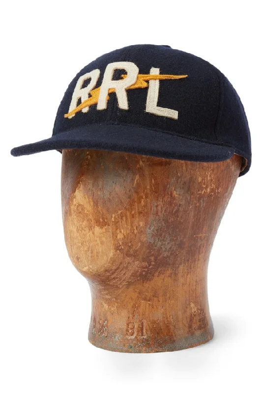 DOUBLE RL Appliquéd Wool-Blend Felt Ball Cap