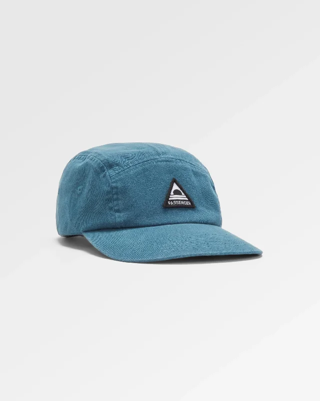 Fixie Recycled 5 Panel Cap - Tidal Blue