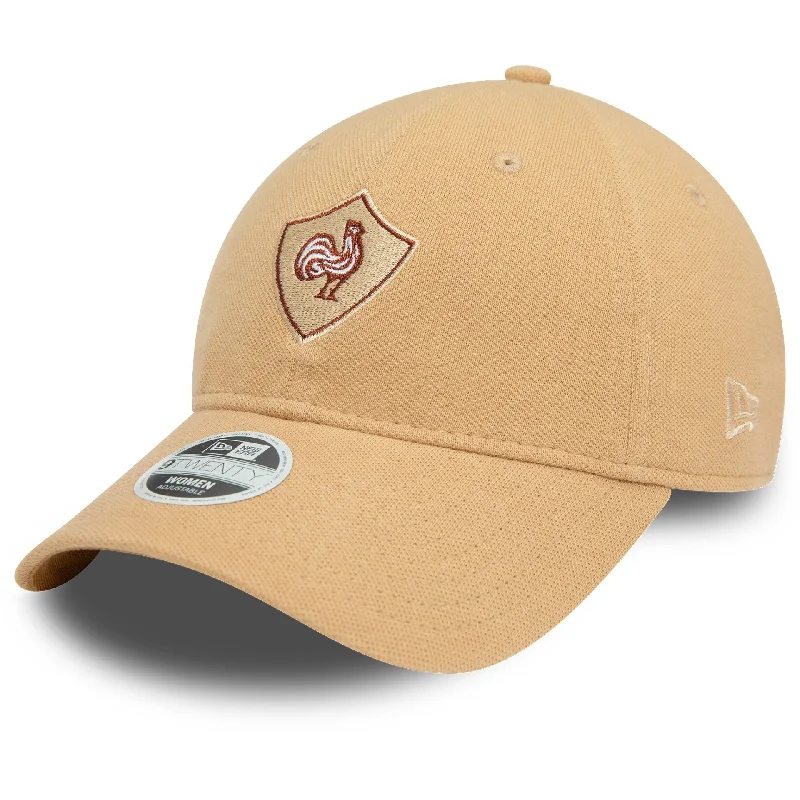 French Federation Of Rugby Womens Pique Beige 9TWENTY Adjustable Cap