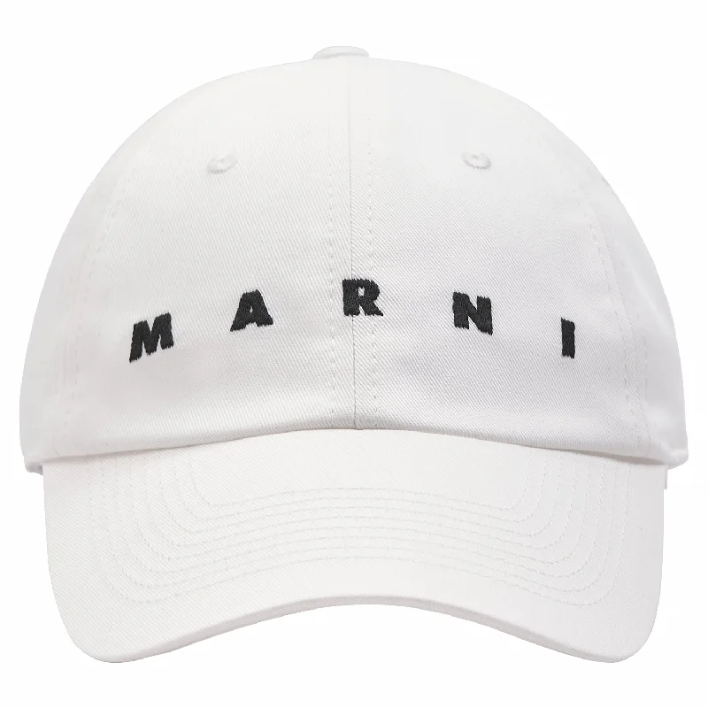 Gabardine Hat | White