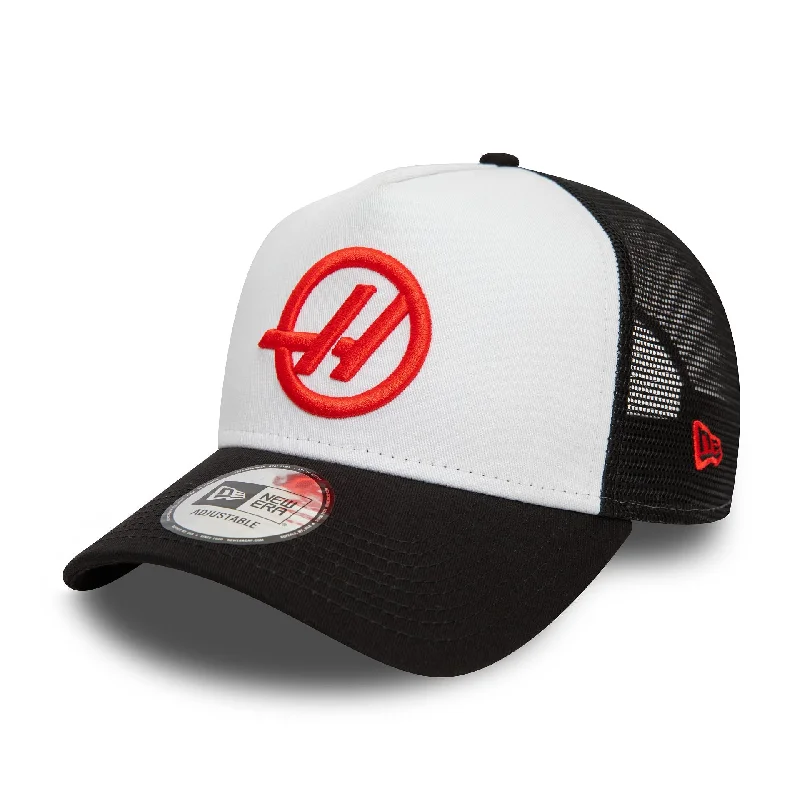 Haas Formula 1 Black E-Frame Trucker Cap