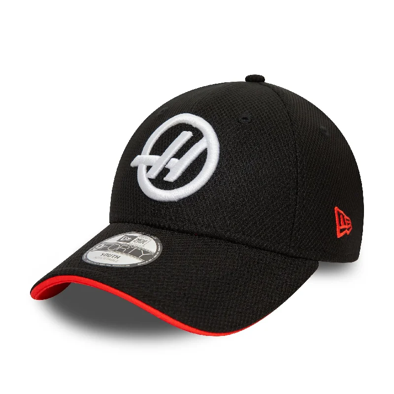 Haas Formula 1 Youth Team Black 9FORTY Adjustable Cap