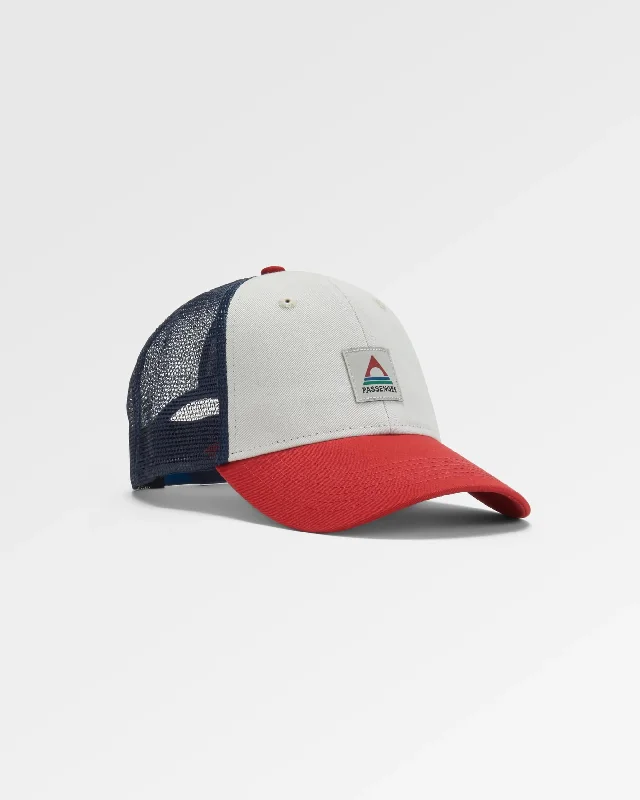 Heritage Trucker Cap - Navy/Red Spice