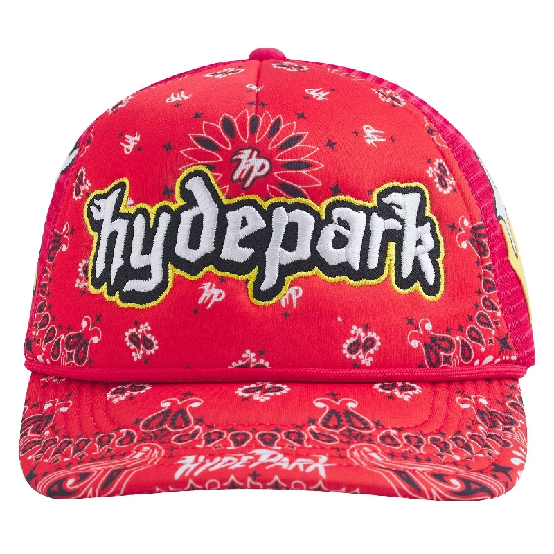 HP Bandana Trucker Hat | Red