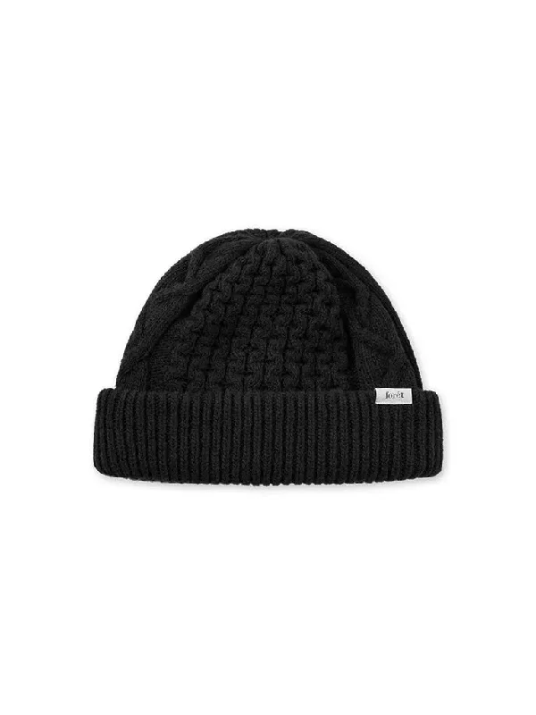 Hybrid Cable Beanie- Black