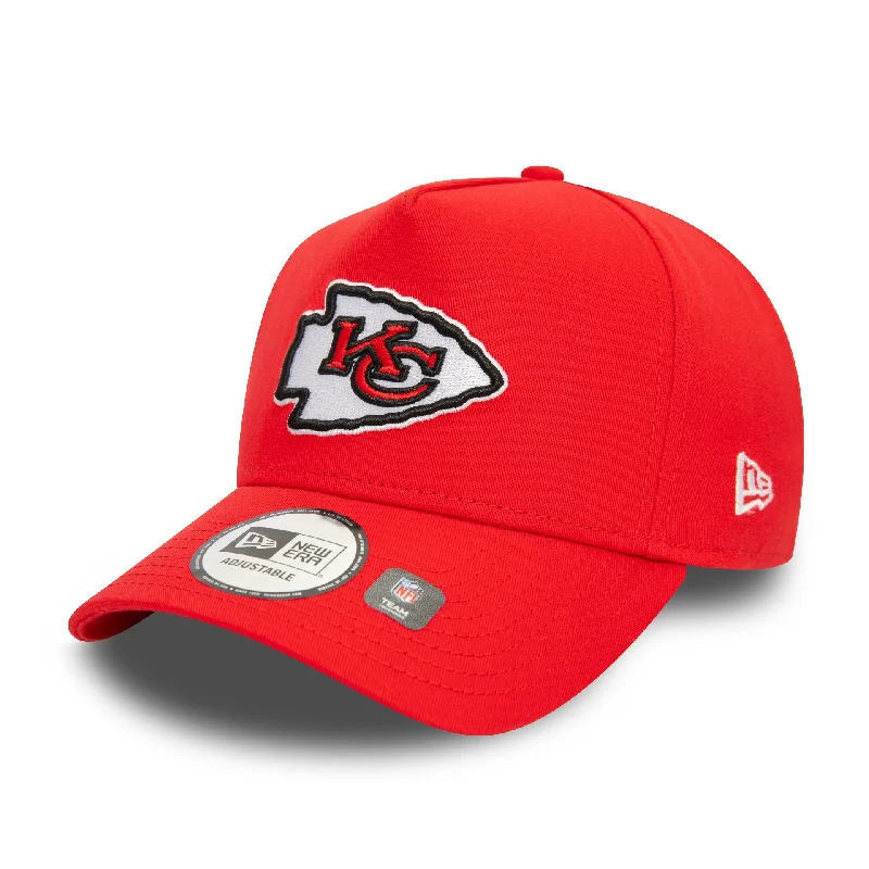 Kansas City Chiefs NFL Official Team Colours Red 9FORTY E-Frame Adjustable Cap