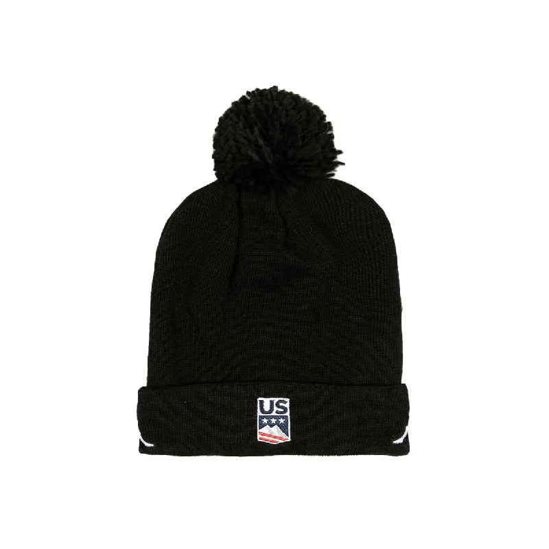 6Cento Flock P US Beanie - Black