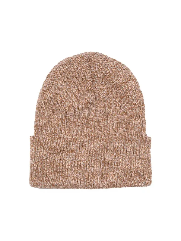 Knit Watch Cap- Copper Marl