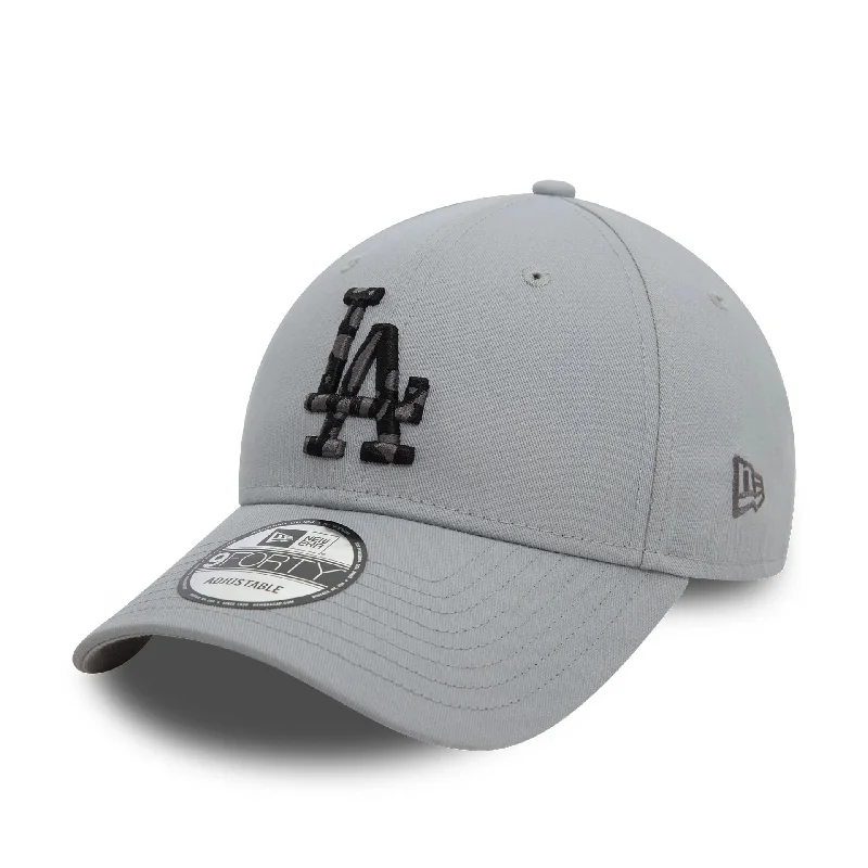 LA Dodgers Seasonal Infill Grey 9FORTY Adjustable Cap