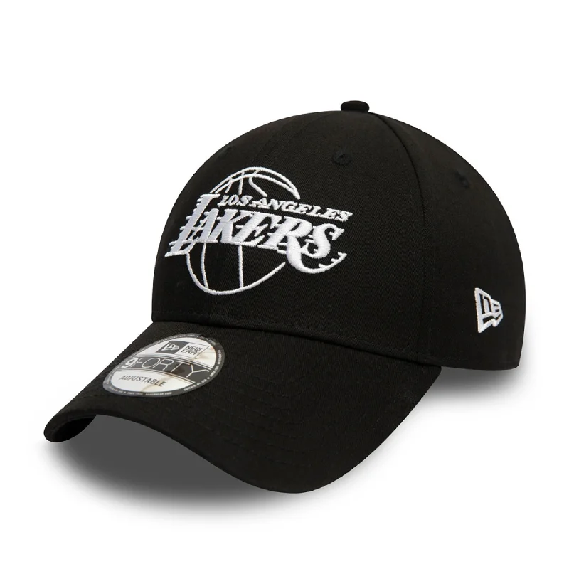 LA Lakers Essential Outline Black 9FORTY Cap