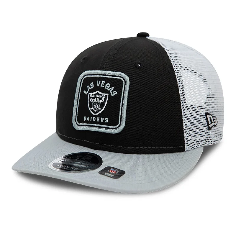 Las Vegas Raiders NFL Patch Black Low Profile 9FIFTY Snapback Cap