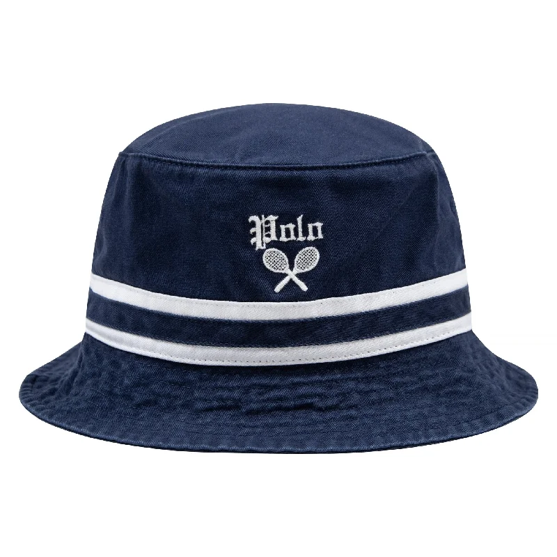 Racket Loft Bucket Hat | Navy