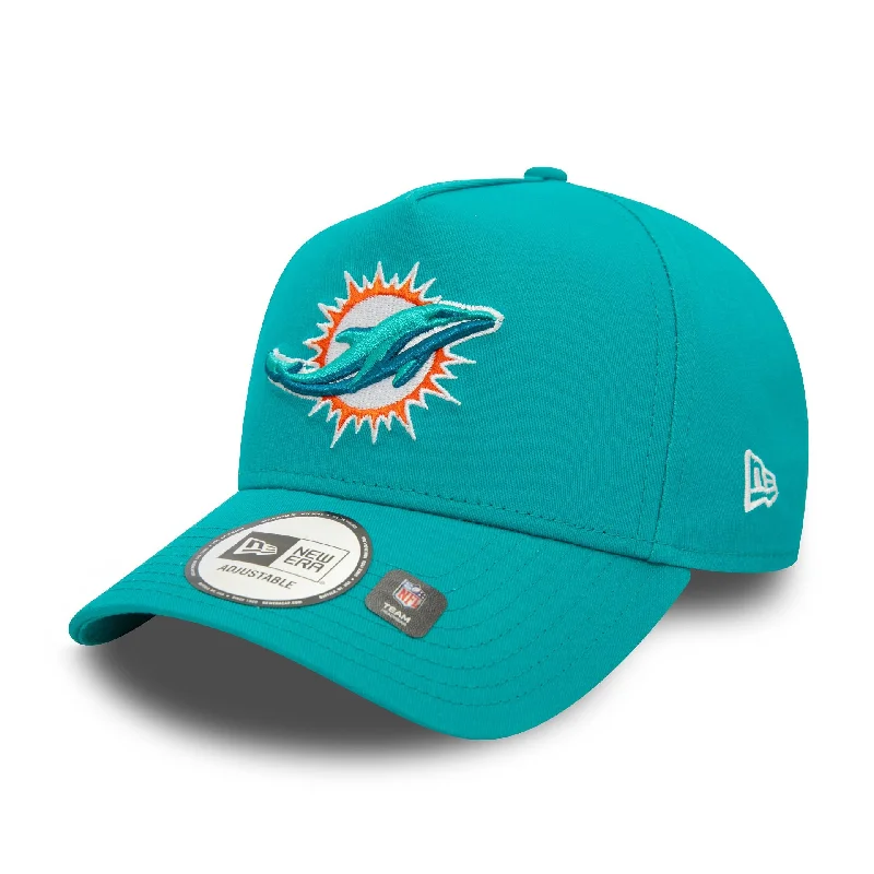 Miami Dolphins NFL Official Team Colours Turquoise 9FORTY E-Frame Adjustable Cap