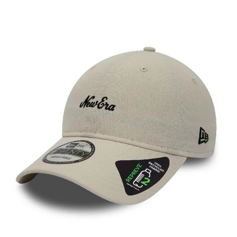 New Era Heritage Script Repreve Stone 9TWENTY Adjustable Cap