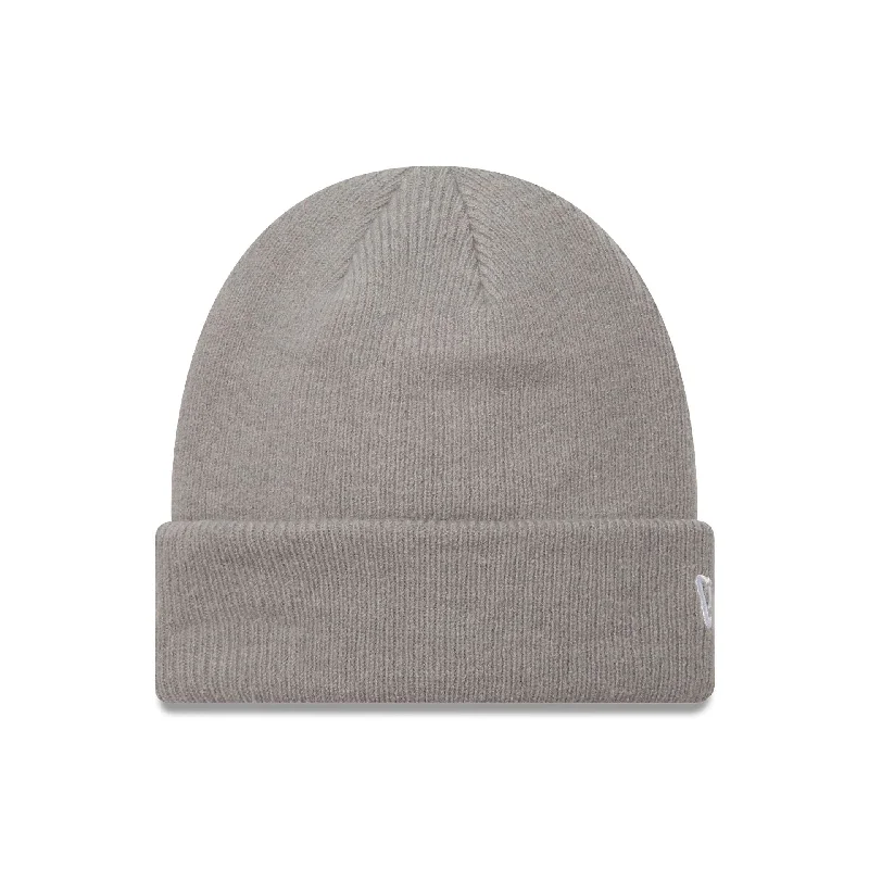 New Era Seasonal Dark Grey Cuff Knit Beanie Hat