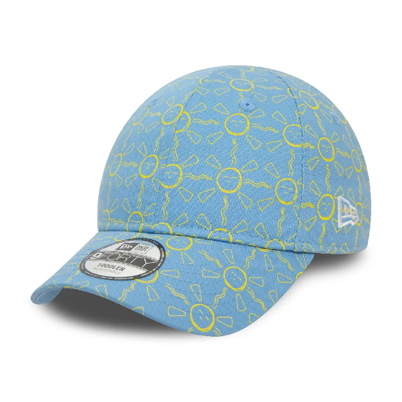 New Era Toddler All Over Print Sun Blue 9FORTY Adjustable Cap