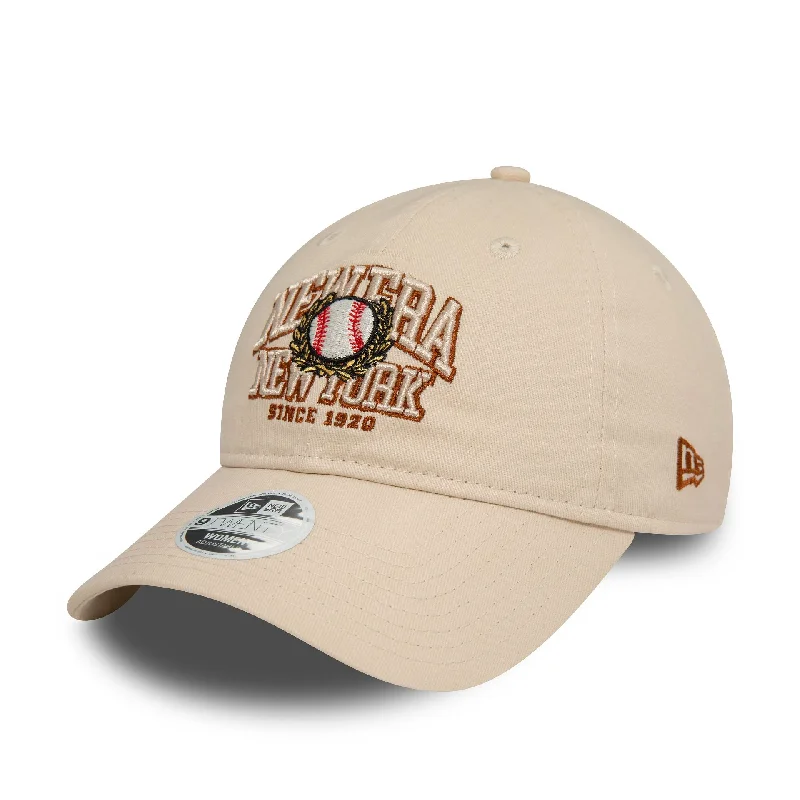 New Era Womens Light Beige 9TWENTY Adjustable Cap