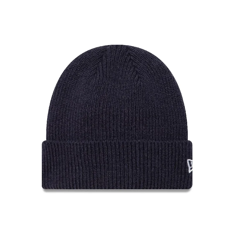 New Era Wool Navy Cuff Knit Beanie Hat