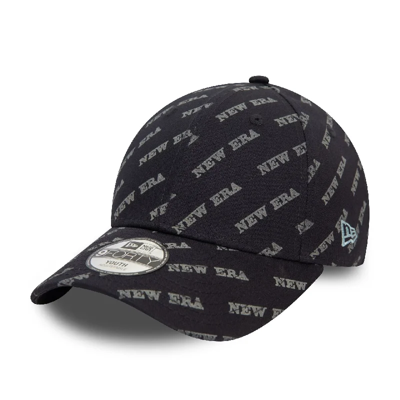 New Era Youth Mono Navy 9FORTY Adjustable Cap