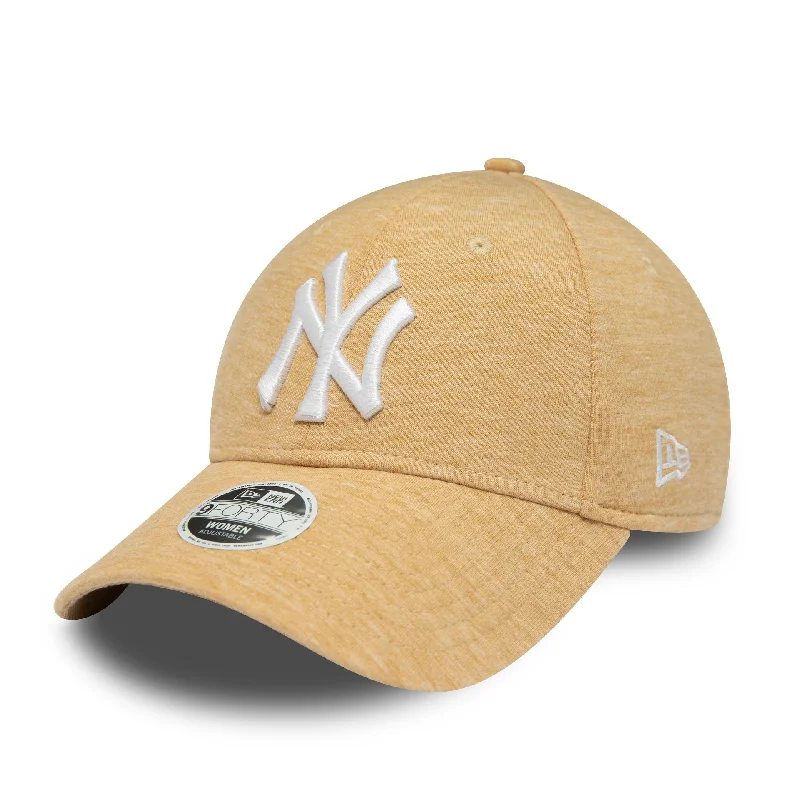 New York Yankees Womens Jersey Light Beige 9FORTY Adjustable Cap