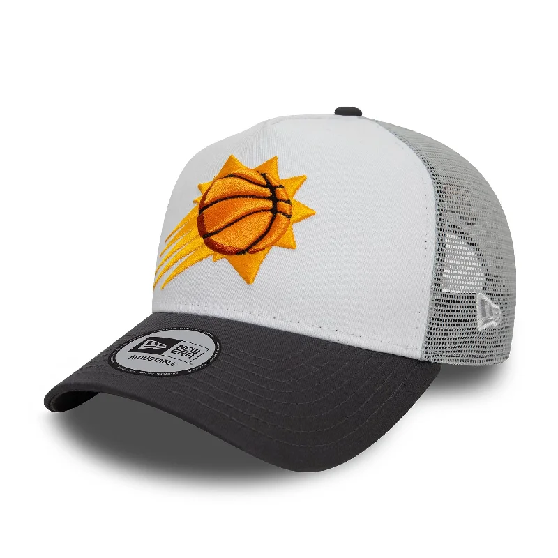 Phoenix Suns NBA Dark Grey 9FORTY A-Frame Trucker Cap