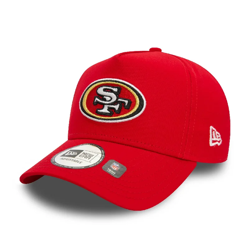 San Francisco 49ers NFL Official Team Colours Red 9FORTY E-Frame Adjustable Cap