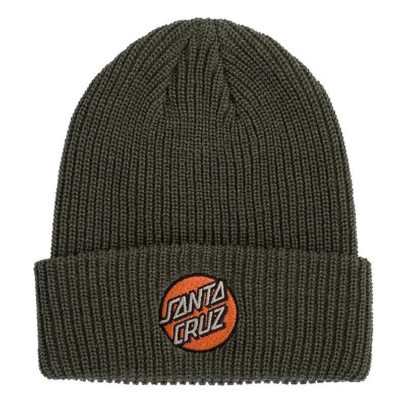 Santa Cruz Other Dot Long Shoreman Beanie - Army Heather