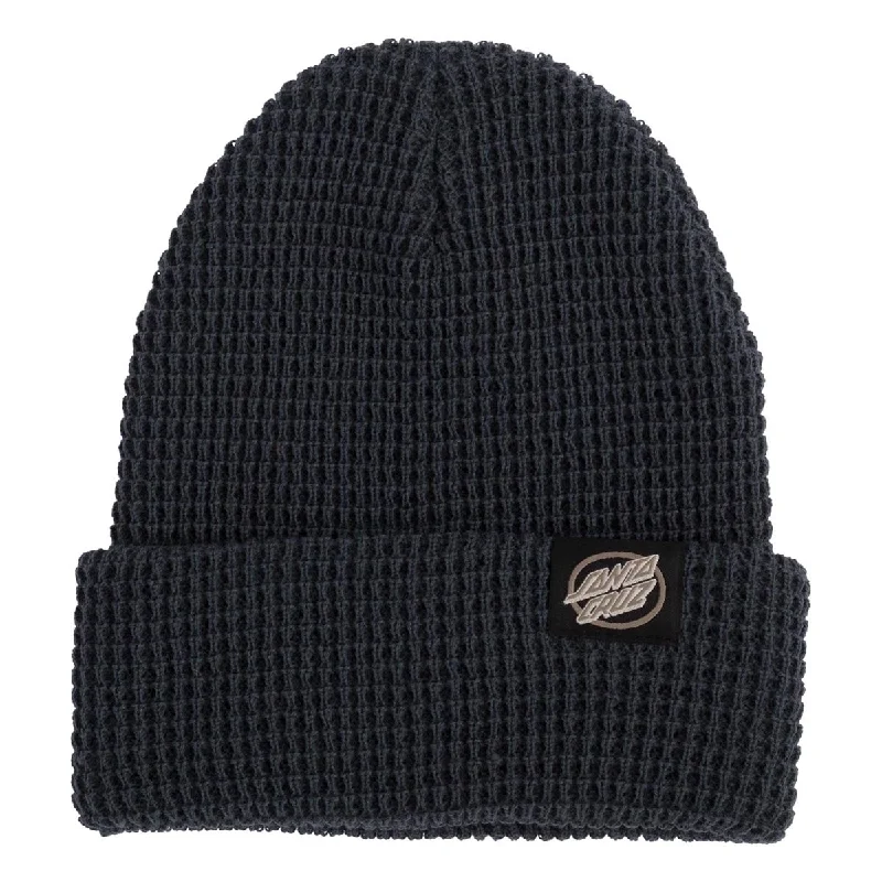 Santa Cruz Simplified MFG Oval Dot Long Shoreman Beanie - Charcoal