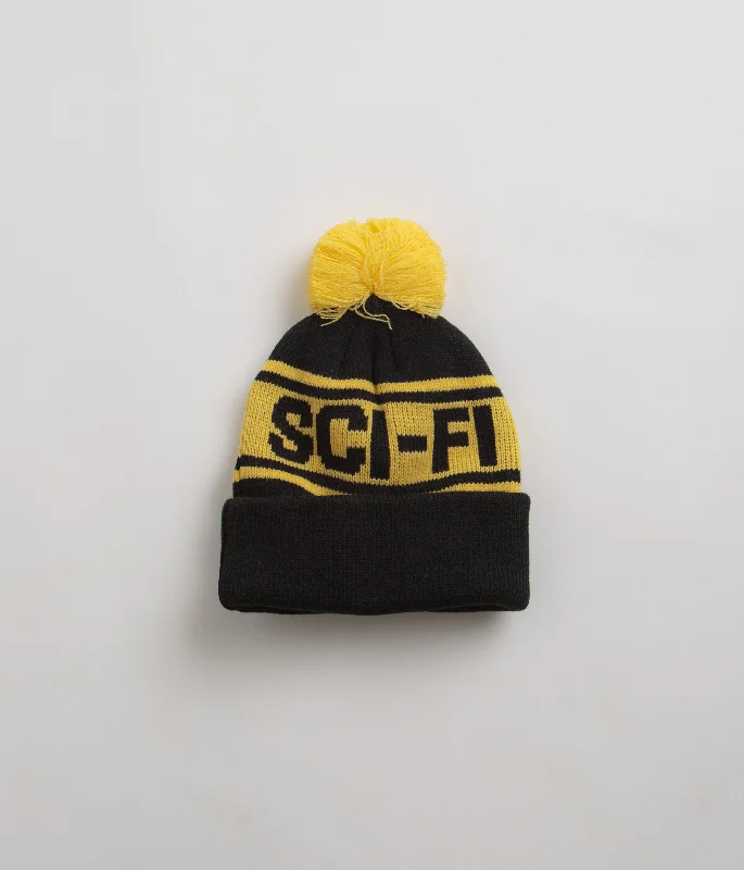 Sci-Fi Fantasy Sci-Fi Pom Beanie - Black / Yellow