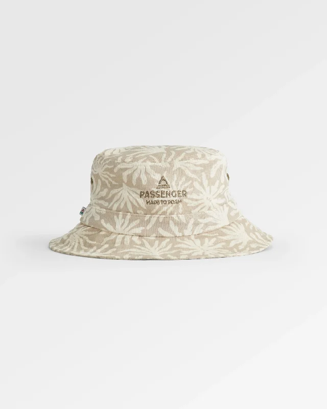 Seaweed Organic Cord Bucket Hat - Golden Spice/ Seaweed Pebble Grey