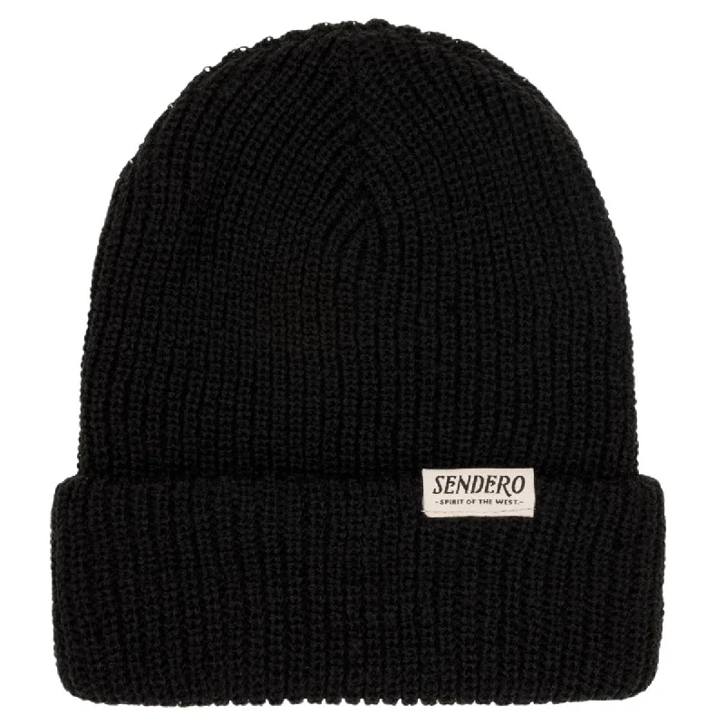 Sendero Vintage Classic Beanie - Black