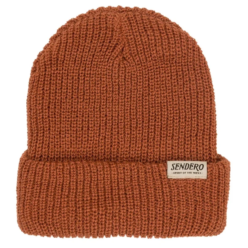 Sendero Vintage Classic Beanie - Burnt Orange