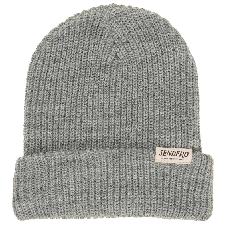 Sendero Vintage Classic Beanie - Light Grey Heather