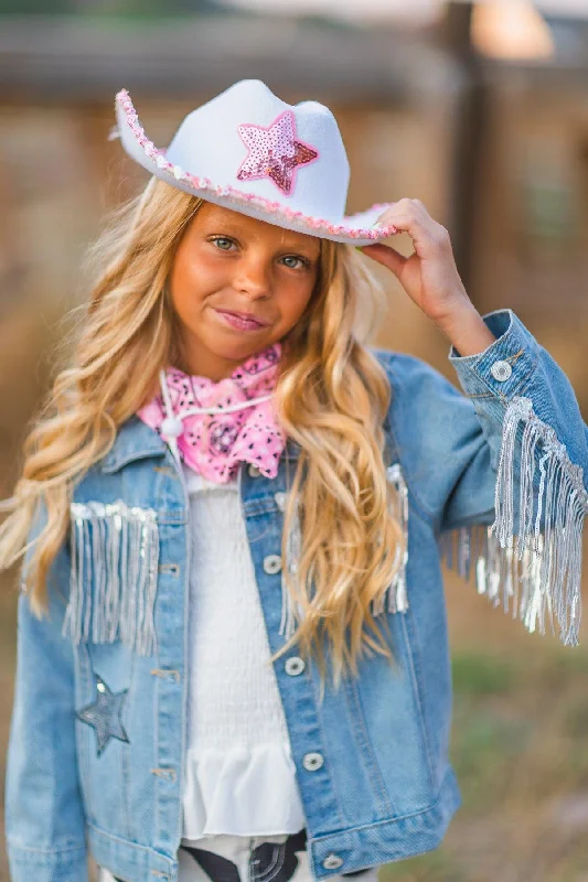 Sequin Star Cowgirl Hat