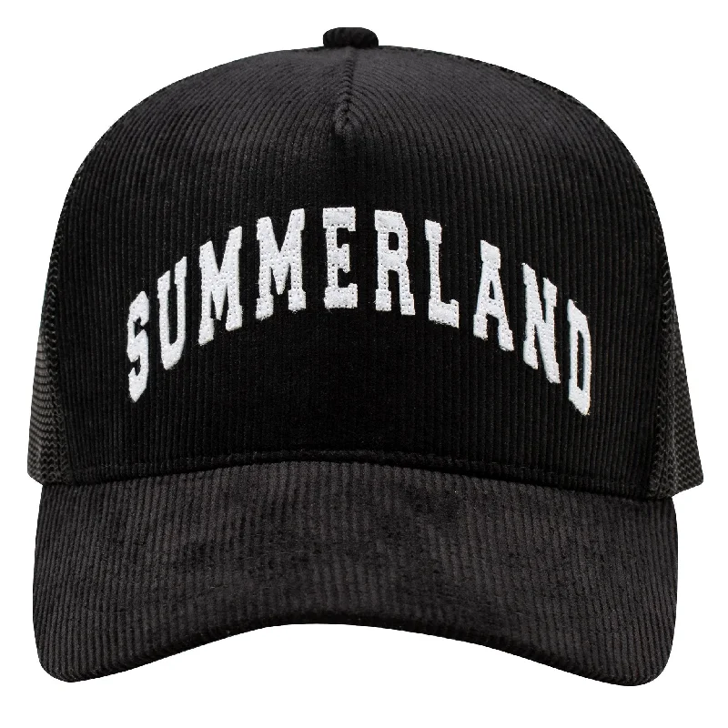 Summerland Corduroy Hat | Black