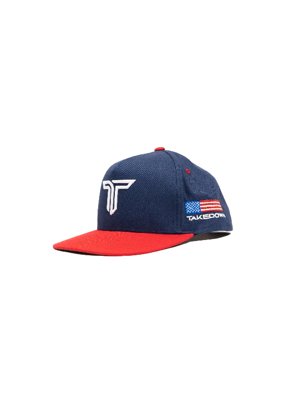 Stars & Stripes Edition Snapback - Navy/Red