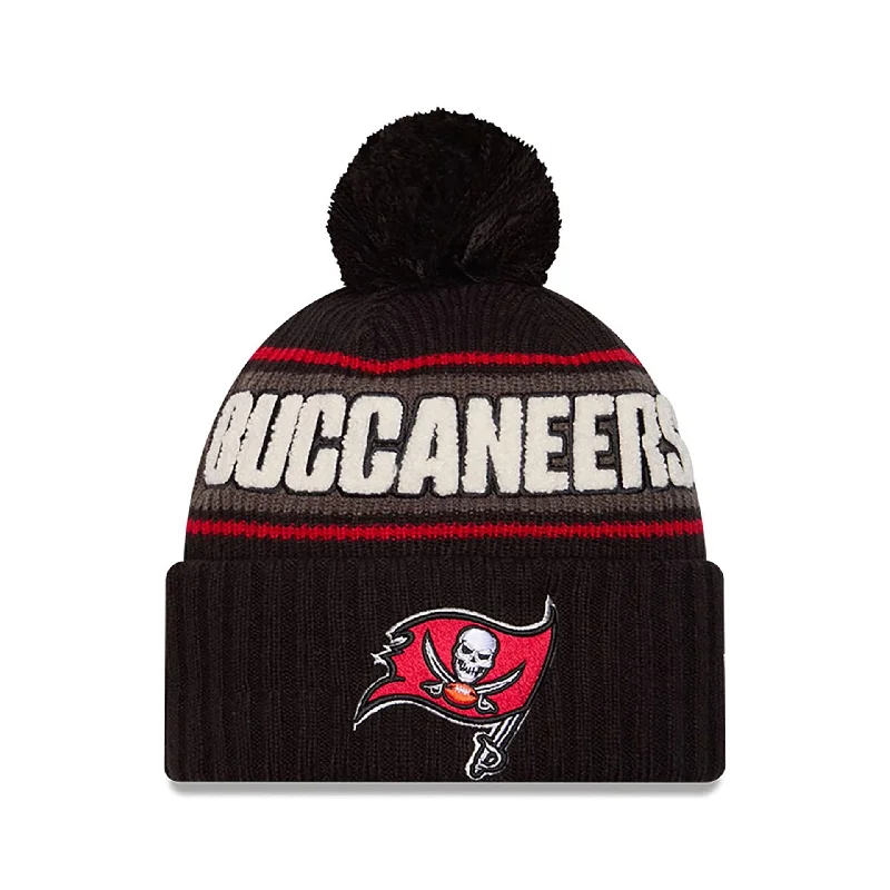 Tampa Bay Buccaneers NFL Sideline 2024 Black Sport Knit Beanie Hat